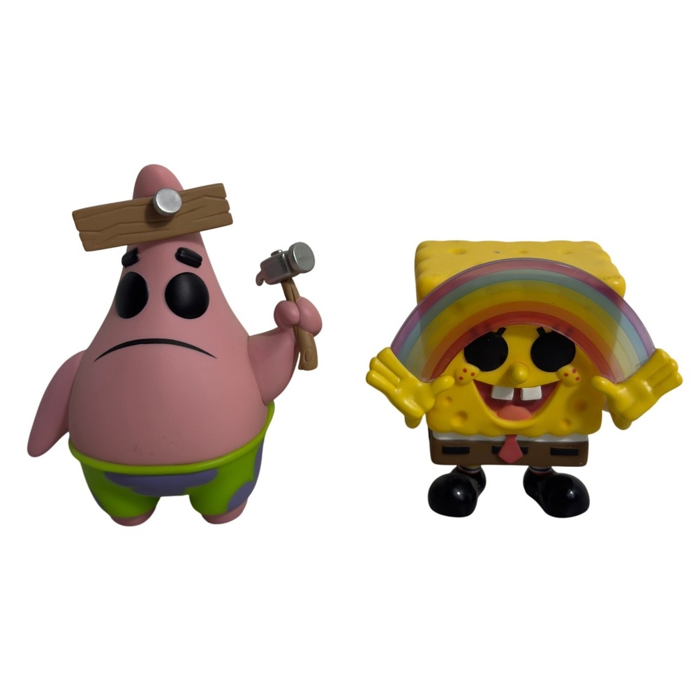 Funko SpongeBob Patrick Meme Vinyl Figure Set Imagination Hammer Head 2019 Good